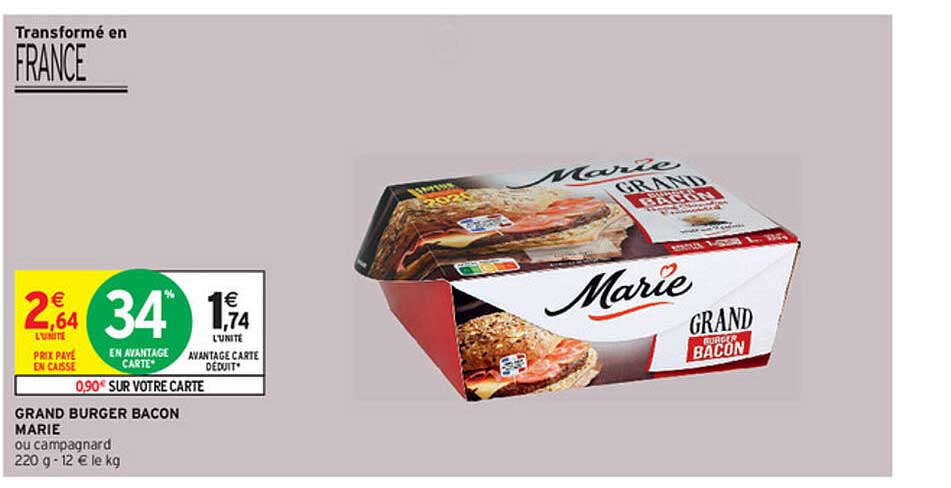 Grand Burger Bacon Marie