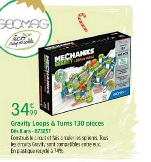 gravity loops & turns 130 pièces