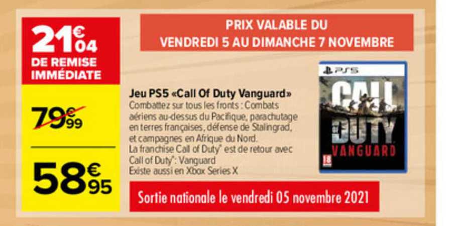 jeu ps5 «call of duty vanguard»