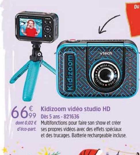 kidizoom vidéo studio hd