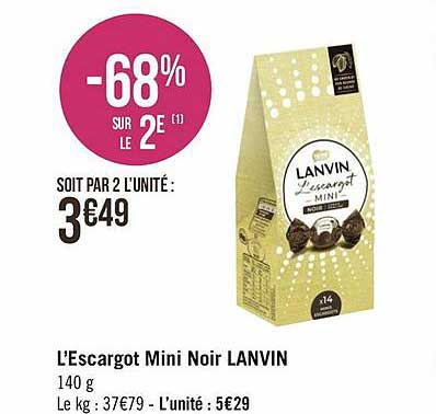 l'escargot mini noir lanvin