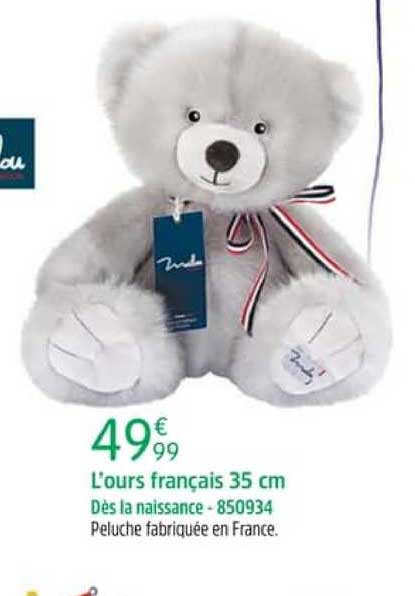 l'ours français 35 cm