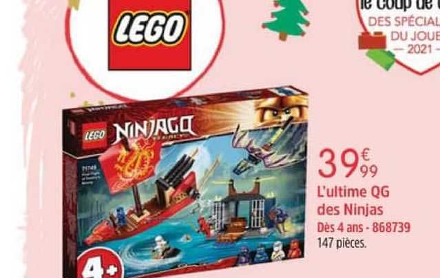 l'ultime qg des ninjas lego