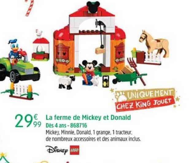 la ferme de mickey et donald disney lego