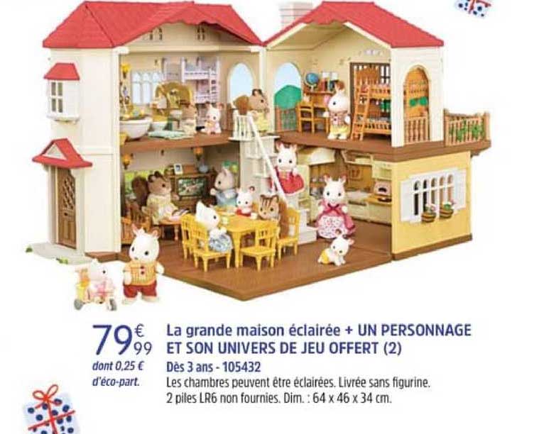 la grande maison éclairée
