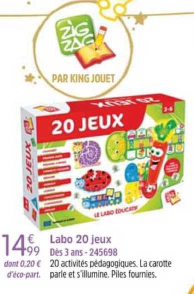 labo 20 jeux