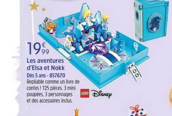 les aventures d'elsa et nokk lego disney