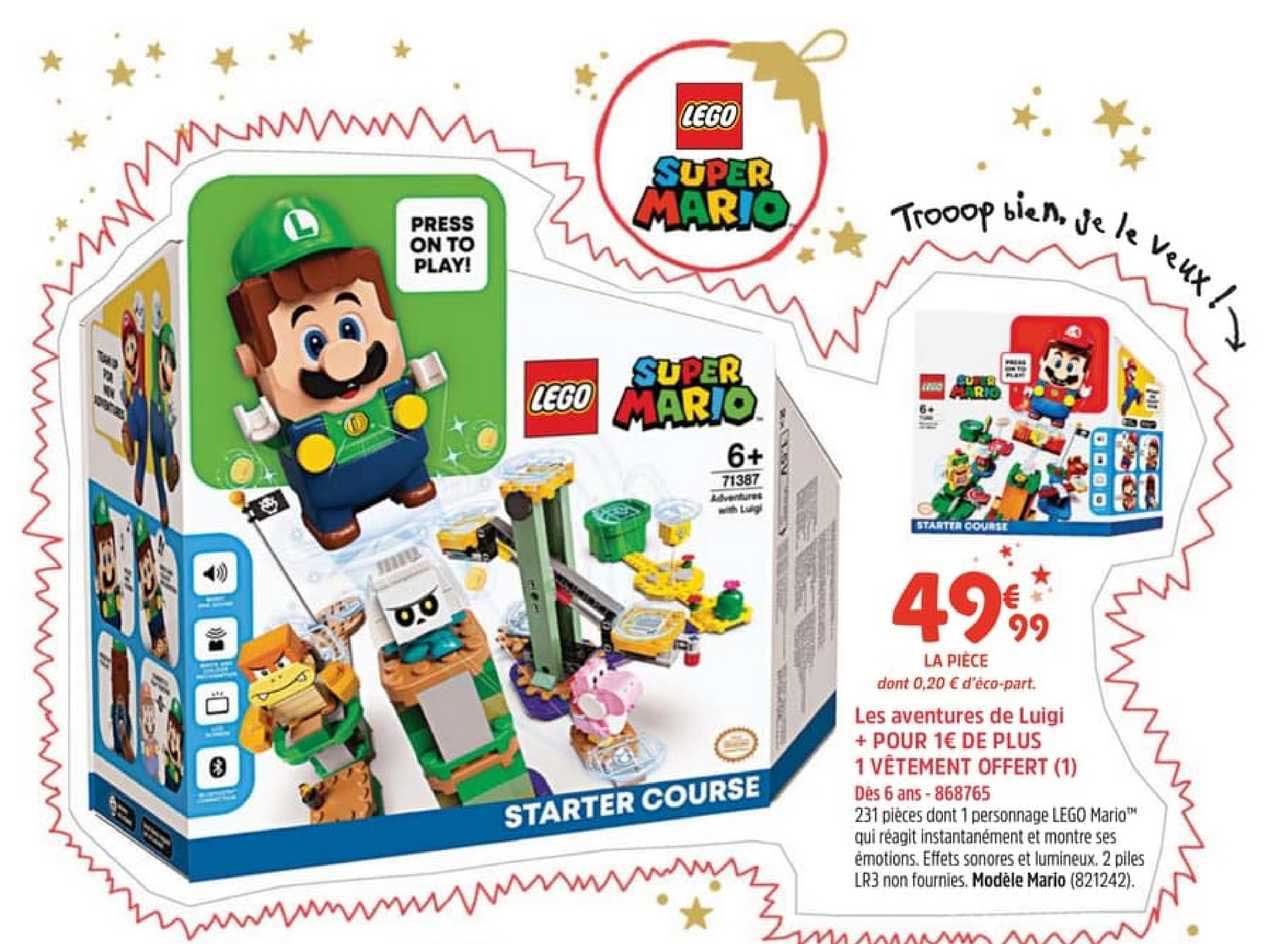 les aventures de luigi lego super mario