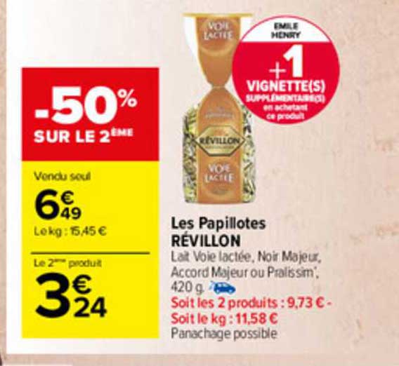 les papillotes révillon