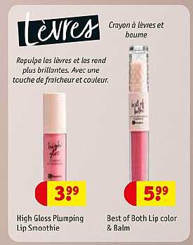 lèvres high gloss plumping lip smoothie lèvres best of both lip color & balm