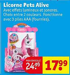 licorne pets alive