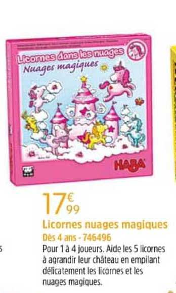 licornes nuages magiques