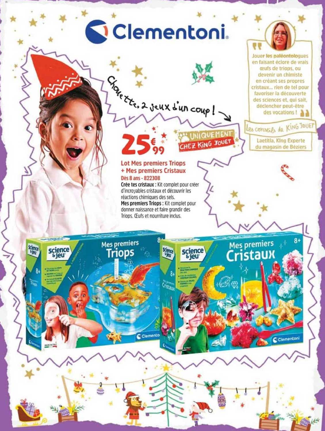 lot mes premiers triops + mes premiers cristaux