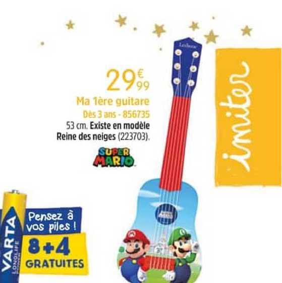 ma 1ère guitare super mario