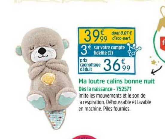 ma loutre calins bonne nuit