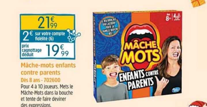 mâche-mots enfants contre parents