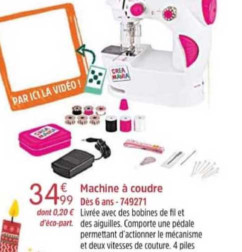 machine à coudre crea mania