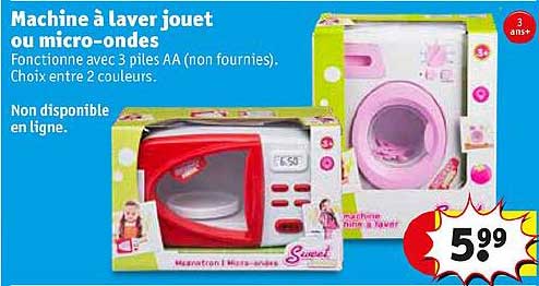 machine à laver jouet ou micro-ondes