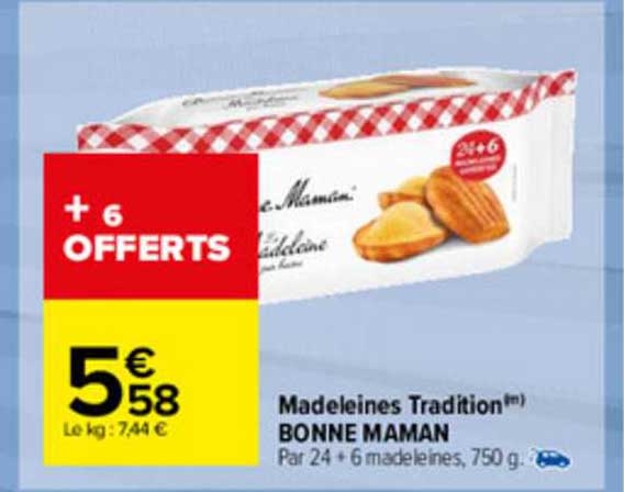 madeleines tradition bonne maman