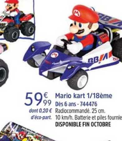 mario kart 1-18ème