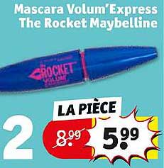 mascara volum-express the rocket maybelline