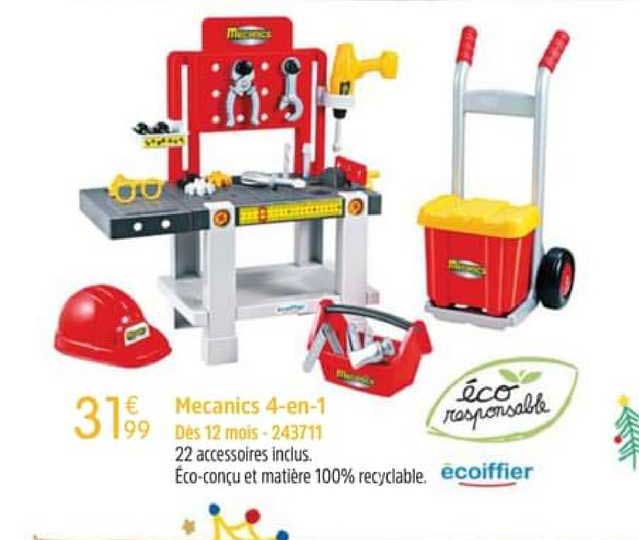 mecanics 4-en-1 écoiffier