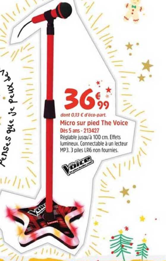 micro sur pied the voice
