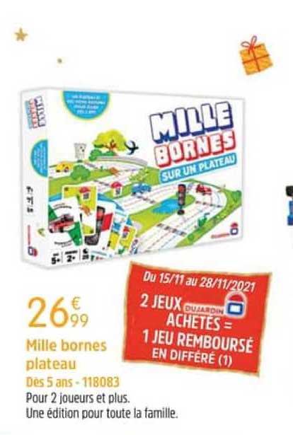 mille bornes plateau