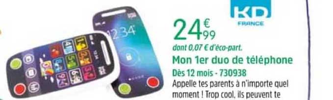 mon 1er duo de téléphone