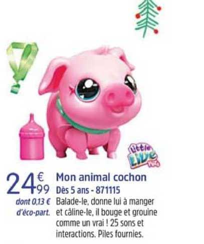 mon animal cochon little live