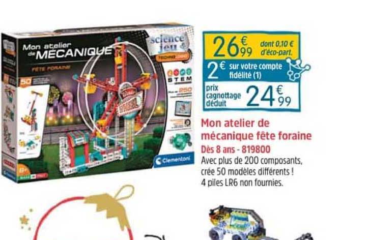 mon atelier de mécanique fête foraine