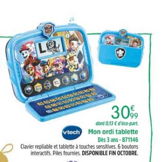 mon ordi tablette v tech