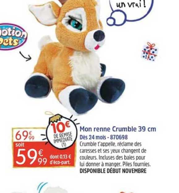 Mon Renne Crumble 39 Cm