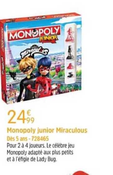 Monopoly Junior Miraculous