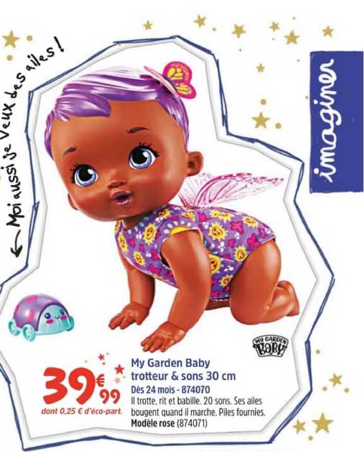 my garden baby trotteur & sons 30 cm