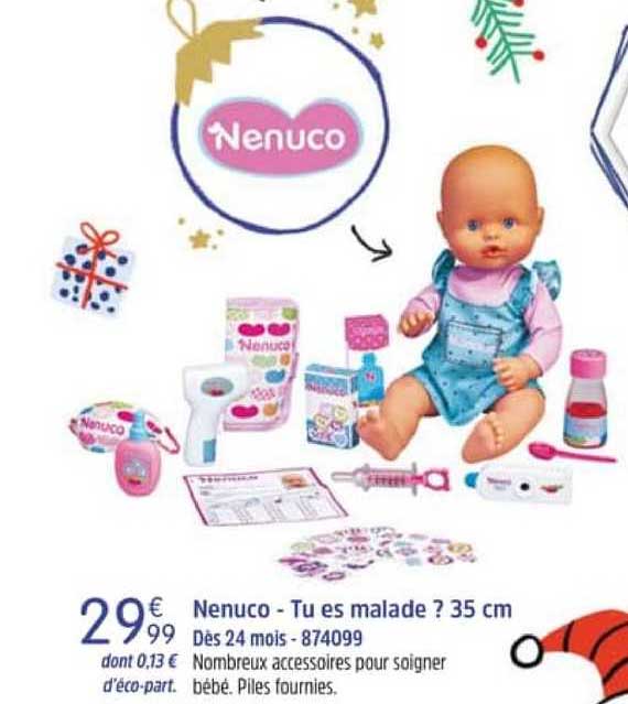 nenuco - tu es malade ? 35 cm