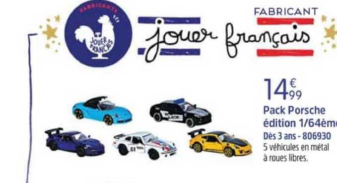 pack porsche édition 1-64ème