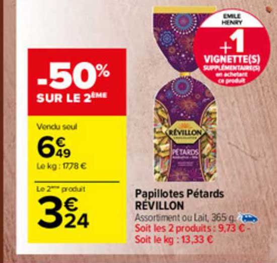 papillotes pétards révillon