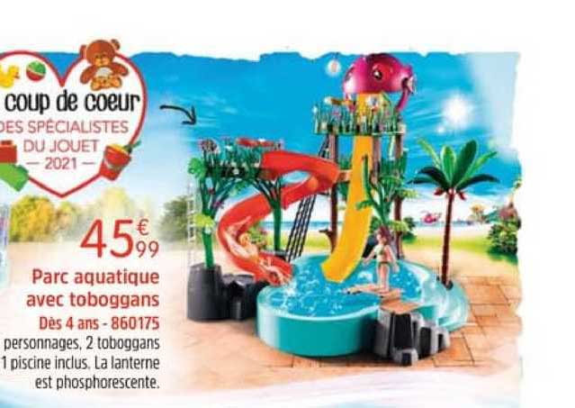 parc aquatique avec toboggans