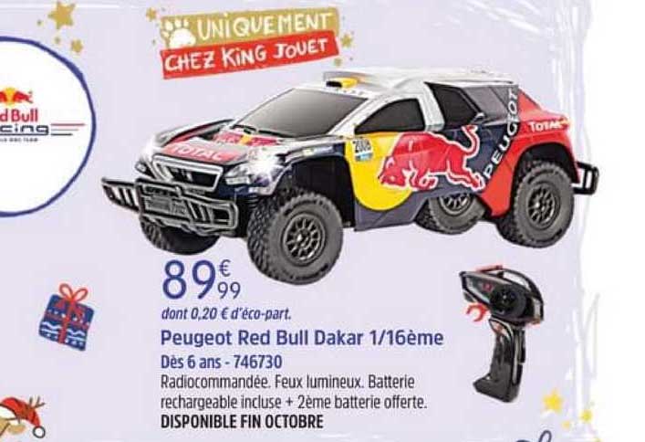 peugeot red bull dakar 1-16ème