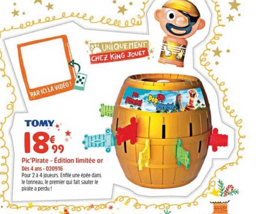 Pic'pirate - édition Limitée Or Tomy