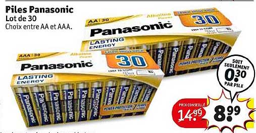 Piles Panasonic