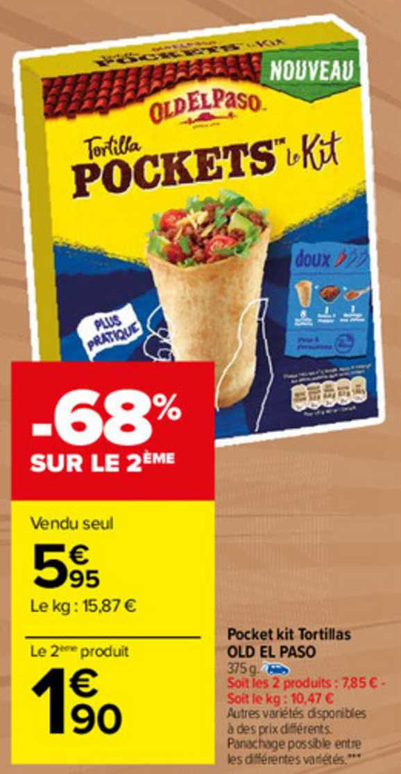 Pocket Kit Tortillas Old El Paso