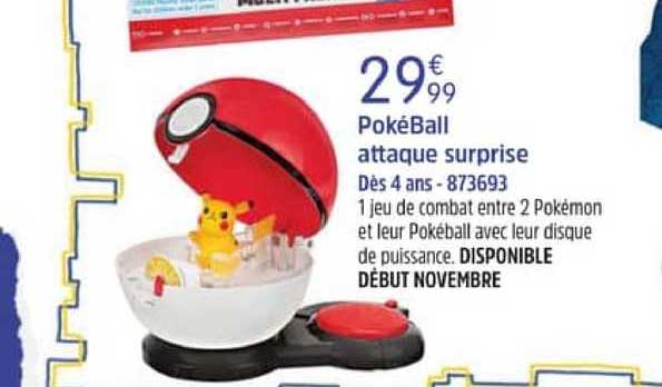 pokéball attaque surprise