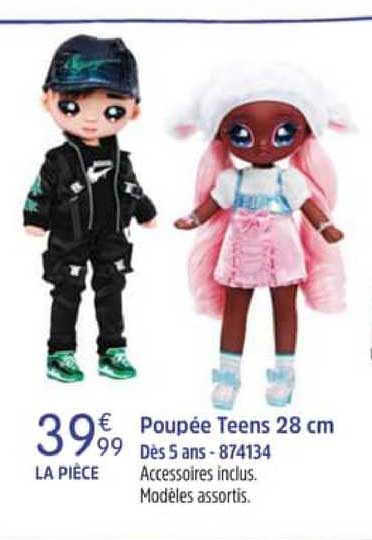 poupée teens 28 cm