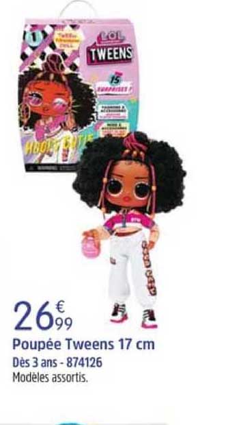 poupée tweens 17 cm