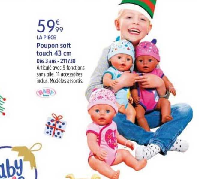 Poupon Soft Touch 43 Cm