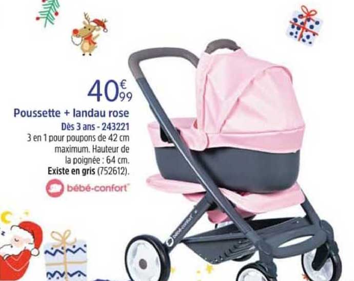 pousette + landau rose