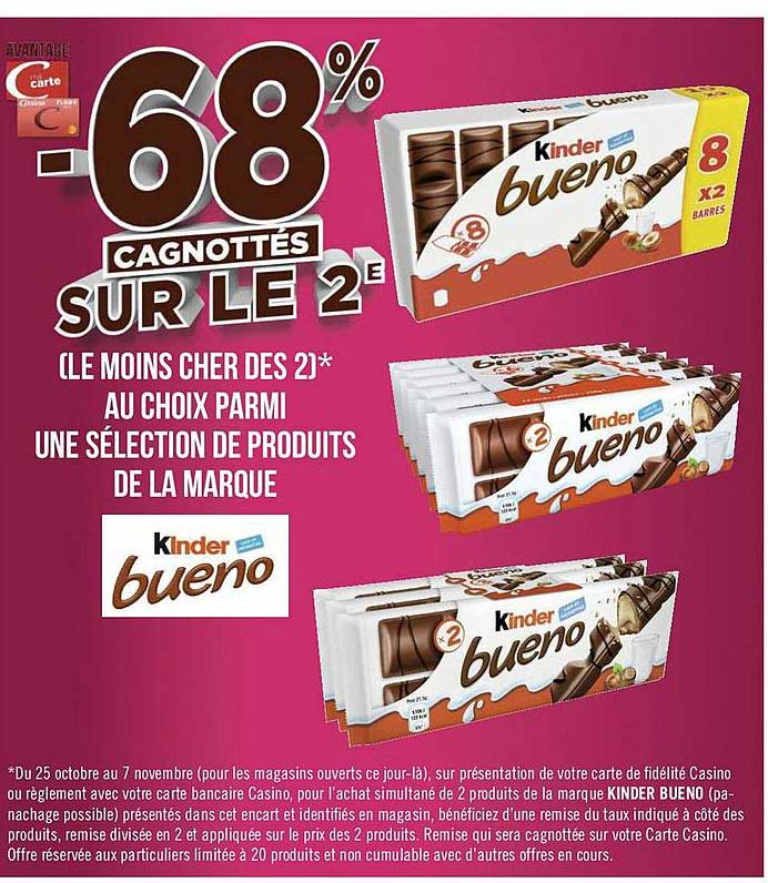 Produits De La Marque Kinder Bueno