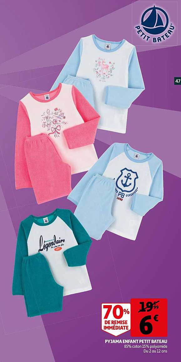 pyjama enfant petit bateau